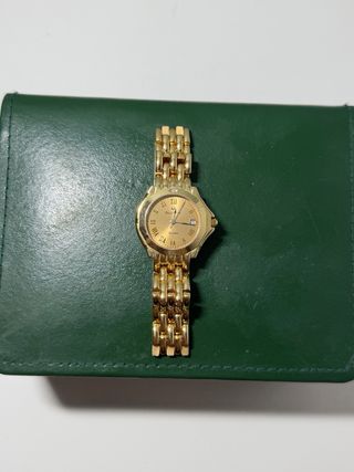 RELOJ BULOVA ORO 18K CON DIAMANTE 