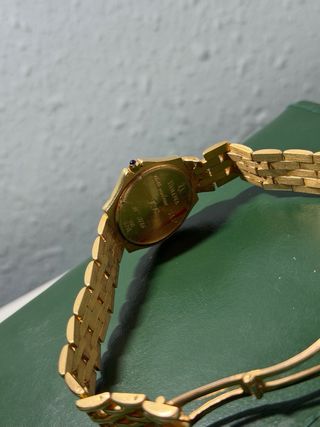 RELOJ BULOVA ORO 18K CON DIAMANTE 