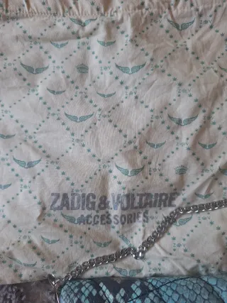 Bolso Pochette Rock Zadig & Voltaire ZV snake 