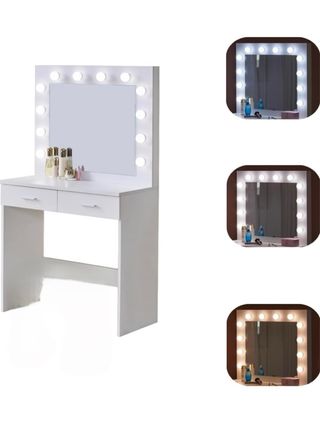 TOCADOR DE ESPEJO CON LUCES LED