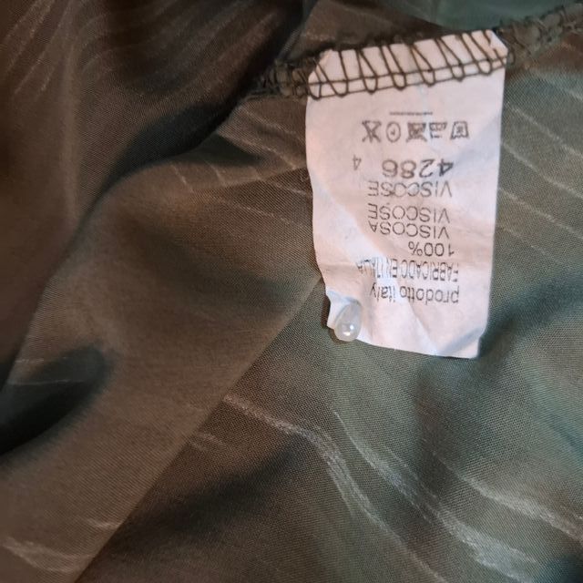 Blusón cuello mao verde