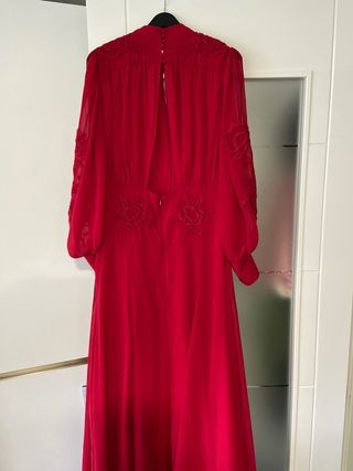 Vestido rojo fiesta XL