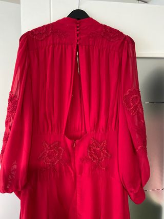 Vestido rojo fiesta XL