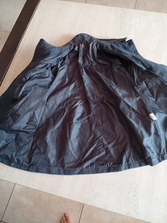 Cappotto grigio per bambina