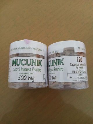 Lote 2 Botes Mucunik 120 Mucuna 