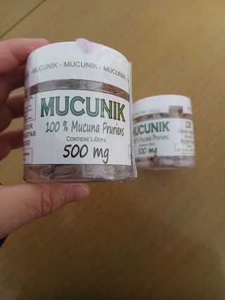 Lote 2 Botes Mucunik 120 Mucuna 