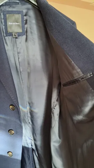 Abrigo Pedro del Hierro Azul Talla XXL