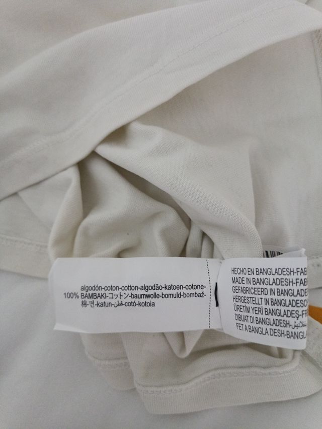 Pack 2 Camisetas Zara Manga Corta Talla 4 algodon