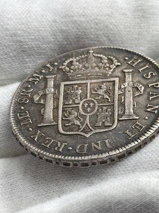 8 Reales Carlos III 1773 M.J. Lima