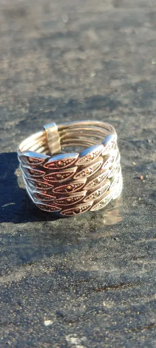 ANILLO PLATA VINTAGE ARTESANAL