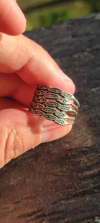 ANILLO PLATA VINTAGE ARTESANAL