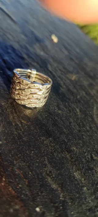 ANILLO PLATA VINTAGE ARTESANAL