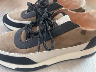 Zapatilla UNISA Talla 37 Marrón y Negra