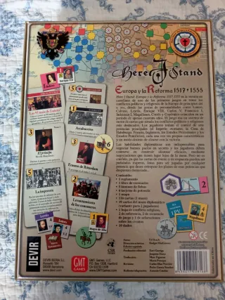 Here I Stand - Europa y la Reforma, edicion Devir