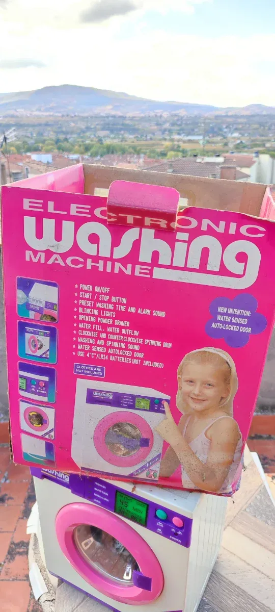 Lavadora Juguete Electrónica Retro Antigua