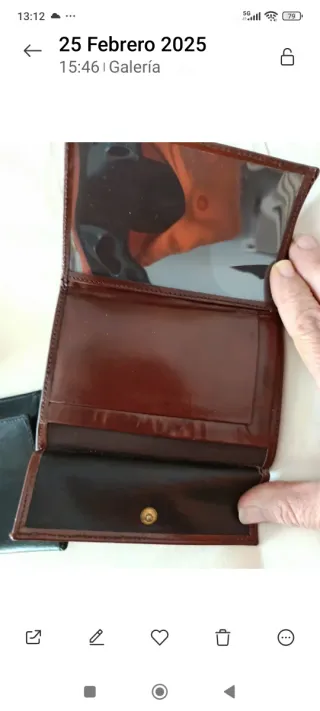 3 Carteras de piel Ubrique 5 euros cada uno 