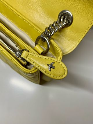 Pinko Borsa Gialla Love Birds