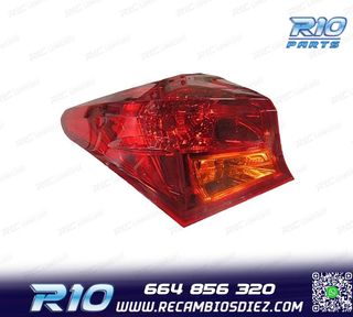PILOTO DCH TOYOTA AURIS 5P 13-15 AMBAR ROJO