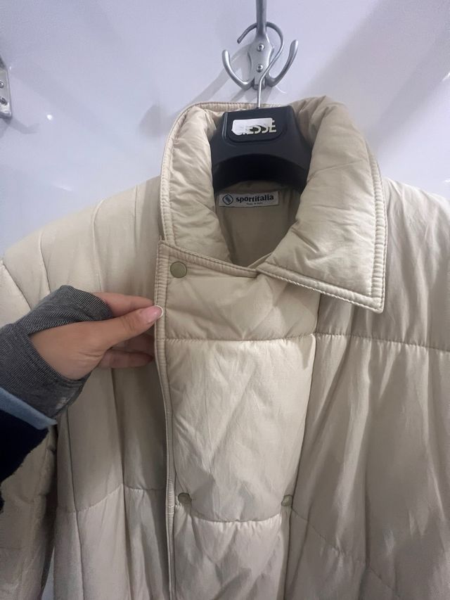 Piumino giubbotto beige