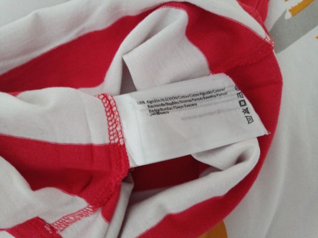 Camiseta Mayoral Rayas Rojas y Blancas