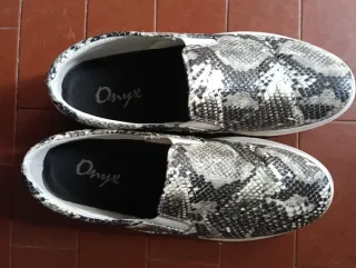 Scarpe Onyx slip-on stampa pitone