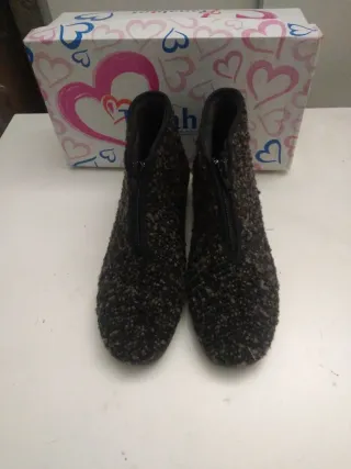 Pantofole Hannah Lot zip nere/grigie