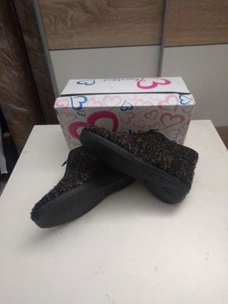 Pantofole Hannah Lot zip nere/grigie