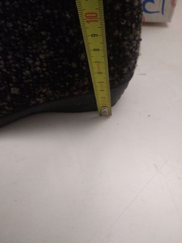 Pantofole Hannah Lot zip nere/grigie