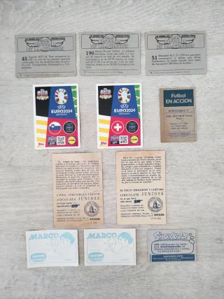 Lote 11 cromos