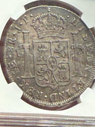 8 Reales Fernando VII 1809 Busto Indígena NGC XF45