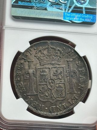 8 Reales Fernando VII 1809 Busto Indígena NGC XF45