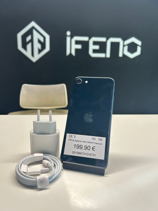LIQUIDACIÓN IPHONE SE 3 AZUL 64GB GARANTÍA 2 AÑOS