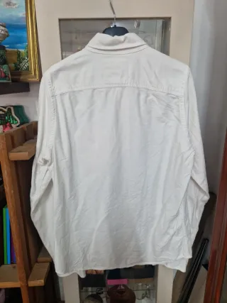 Camisa Hollister Blanca Hombre
