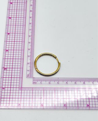 Pendientes de oro 14kt con diamantes