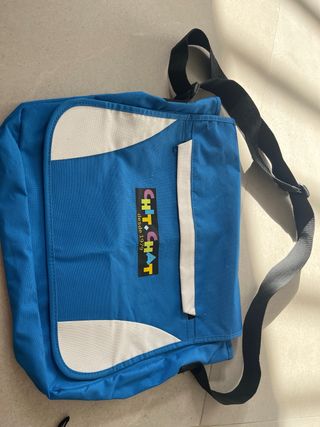 Mochila para carpetas  infantil azul