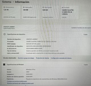 PC Intel Core i5 2.90GHz con Windows 11 Pro