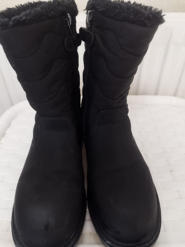 Botas niña negras con forro interior