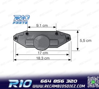 CUBRE PINZAS DE 2 PISTONES LOOK BREMBO