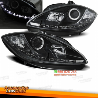 FAROS LUZ DIURNA LED CRISTAL CLARO NEGRO PARA SEA