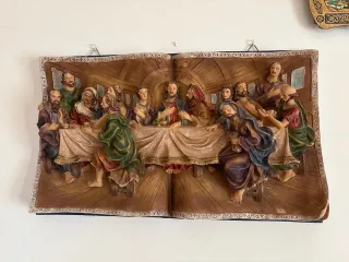 Cuadro santa cena en 3D