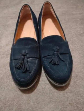 Mocasines azul