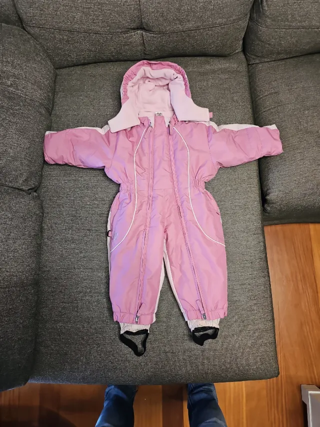 Buzo esquí bebé niña rosa