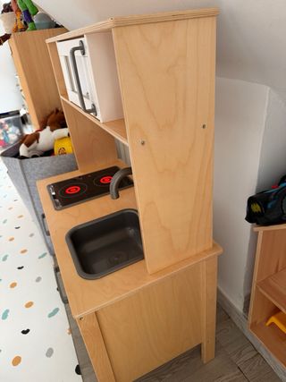 Cocina Juguete IKEA Madera Blanca