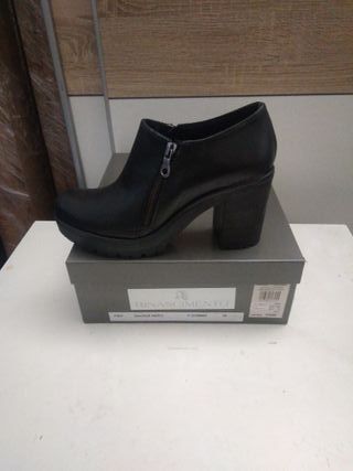 Francesine Nere Rinascimento Tg 38,nuove mai usate