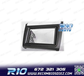 MARCO NEGRO RADIO 2-DIN PARA VOLKSWAGEN VW POLO 14+