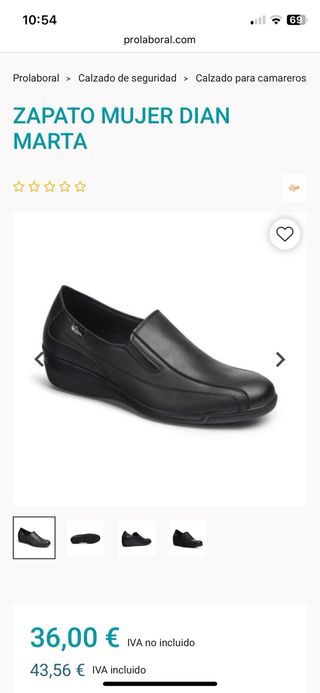 Zapatos de vestir negros Dian mujer