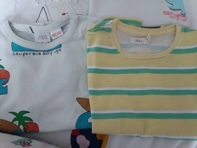 Pack 2 Camisetas Sfera y Zara Niña