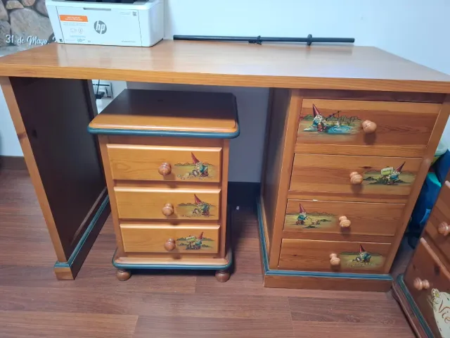 Dormitorio infantil días de la semana