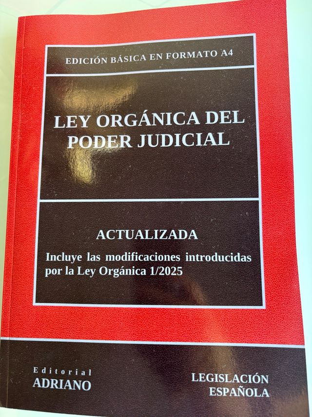 Ley Orgánica del Poder Judicial: Edición básica...