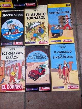 Películas VHS Tintín (Español) - Colección